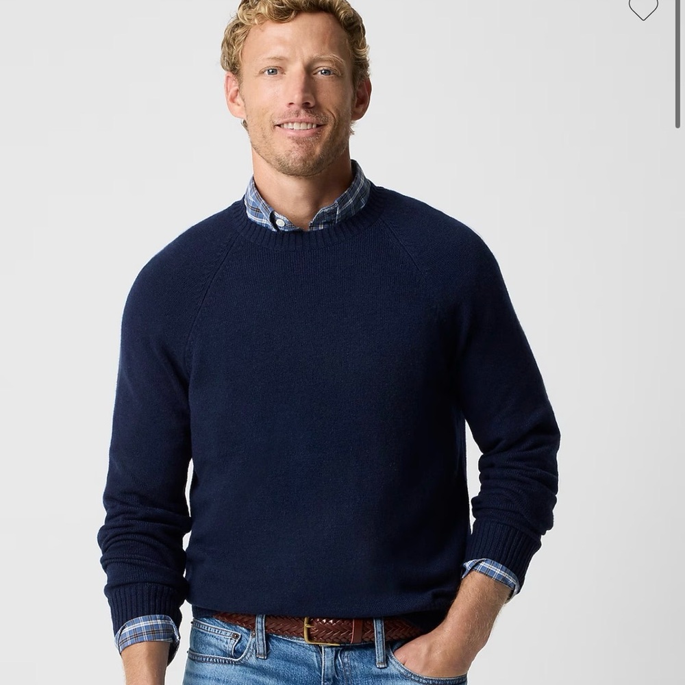 J Crew Crewneck sweater in supersoft lambswool blend